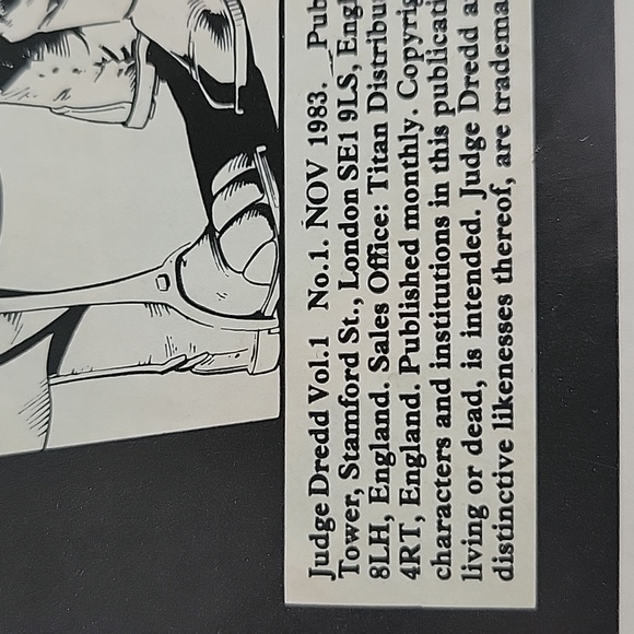 Judge  Dredd He Is The Law NO. 1 1983 US Eagle Comics - Picture 4 of 12